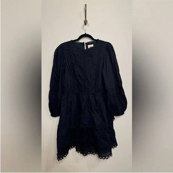 FARM Rio Black Lace Long Sleeve Mini Dress - www.joarbit.com FARM Rio Black Lace Long Sleeve Mini Dress - www.joarbit.com